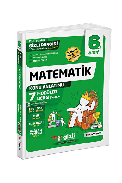 Gizli Yayınları 6. Sınıf Matematik Müfredatın Gizli Dergisi