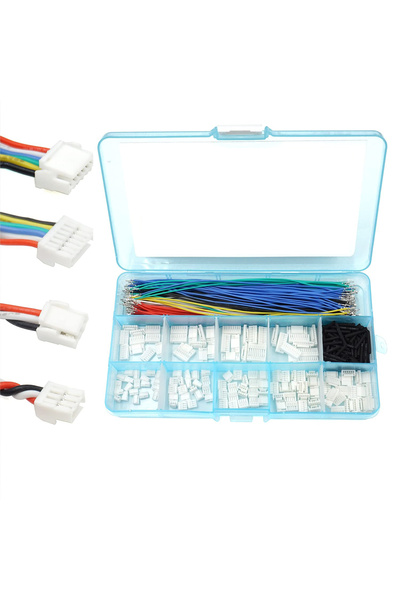 Choice 1 kit JST-XH 2.54mm Connector Socket Kit with Pre-Crimped 2.54mm Male ...