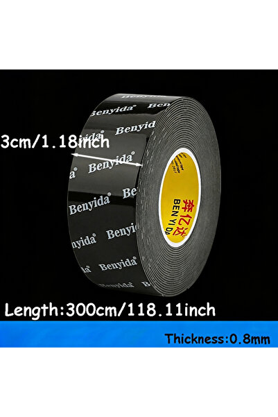 Choice3 30mm 1 Roll Heavy Duty Automotive Double-Sided Tape Suitable for Stro...