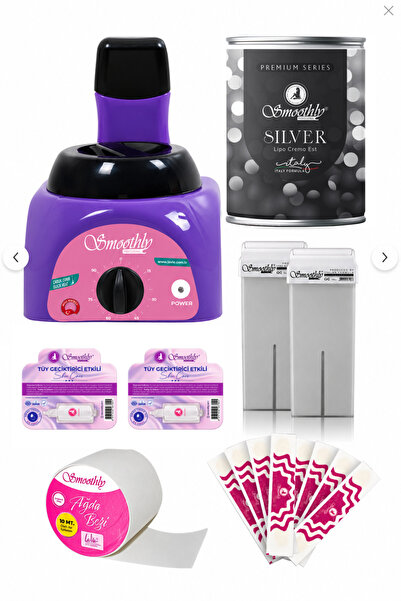 Smoothly Kombine Dev Ağda Seti 800 ml Silver Konserve + 2 Silver Kartuş + Kom...