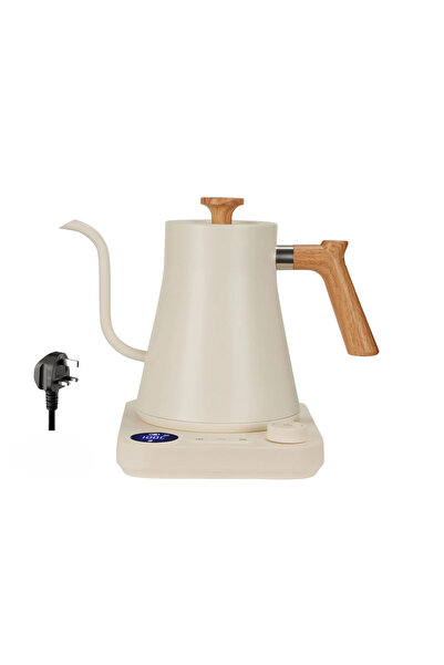 Choice White UK220V Electric Gooseneck Kettle 900ML Hand Brew Coffee Pot Smar...