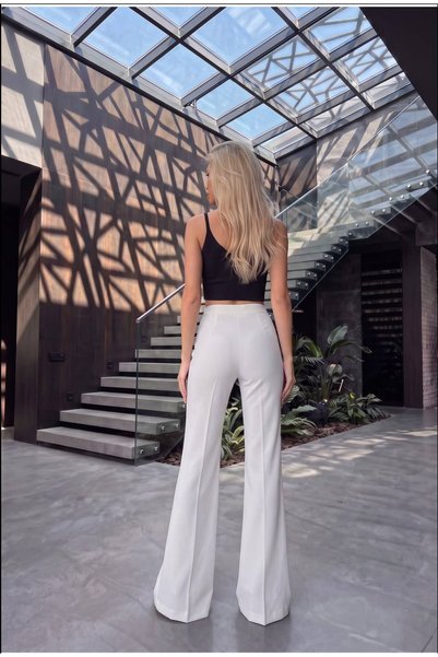 sajarsln Drop Buttoned Palazzo Trousers