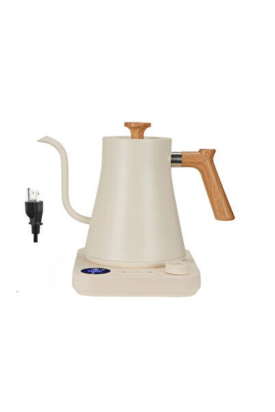 Choice White US110V Electric Gooseneck Kettle 900ML Hand Brew Coffee Pot Smar...