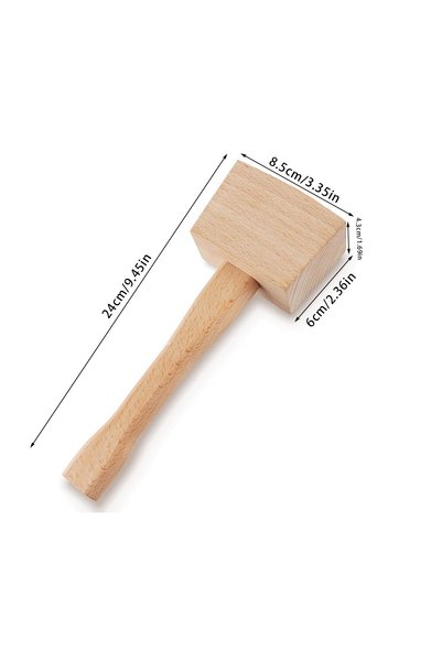 Choice MUCHUI Wooden mallet, ergonomic handle, multi-purpose wooden mallet fo...