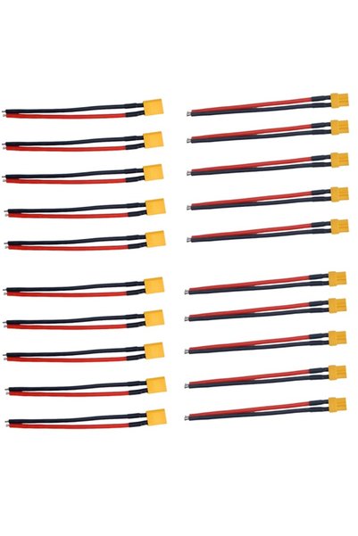 Choice 10 pair male female XT30 Male And Female Connector Plug Set with 16AWG...