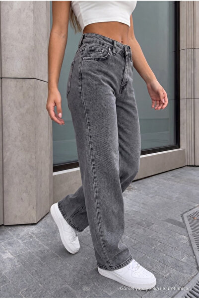 alanora Kadın Wide Leg Salaş Esnek Palazzo Pantolon