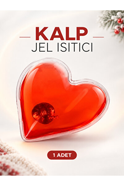 TAYFUN Sihirli Jel Cep Sobası Kalp Şekilli Sıcak Torba Kalp Şeklinde El Vücut...