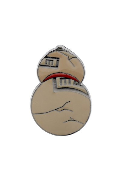Choice7 Bandai D-880 Ninja brooch, red cloud writing wheel eye gourd flying e...