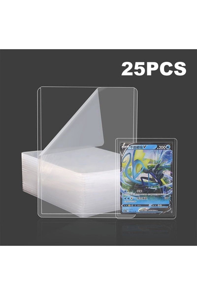 Choice Bandai White 25pcs 25-50pcs Hard Card Sleeves Anti Scratch Holder Prot...