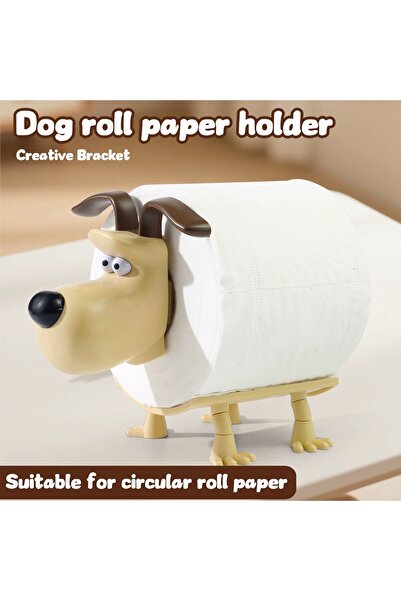 Choice yellow 1pc Fun Dog Raccoon Sheep Toilet Paper Holder Home Decor Bathro...