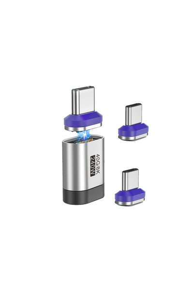 choice2 Adapter Type-C 3pcs USB4.0 Type-C to Type-C 240W Magnetic Adapter 24P...