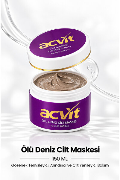 Ölü Deniz Cilt Maskesi 150 ML | Gözenek Temizleyici, Arındırıcı ve Cilt Yenileyici Bakım