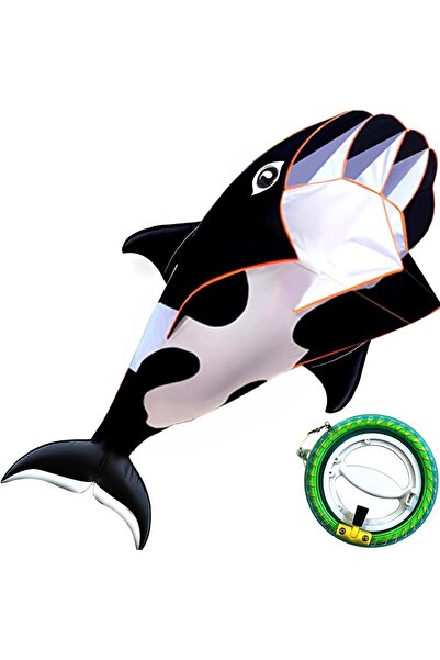 Choice Kite With Wheel New Arrive Outdoor Fun Sports Single Line 57Inch Black...