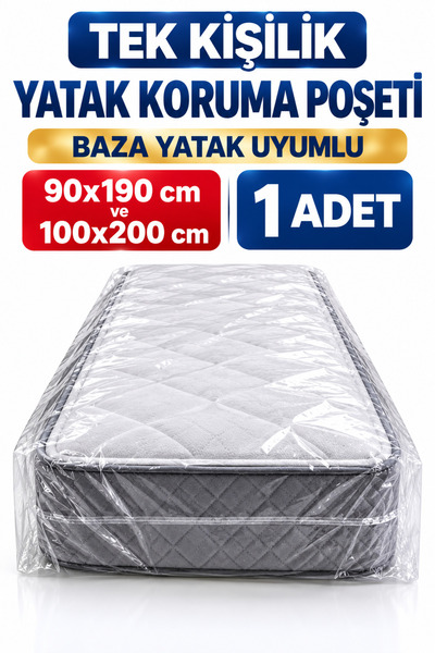 erfa plastik ambalaj 1984'den beri Single Bed Base Protection Nylon 90X190-10...