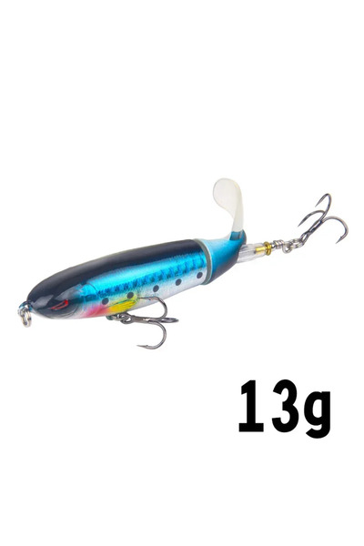 Choice 8-13g 1 Pcs 10cm/14cm Topwater Fishing Lure Whopper Popper Artificial ...