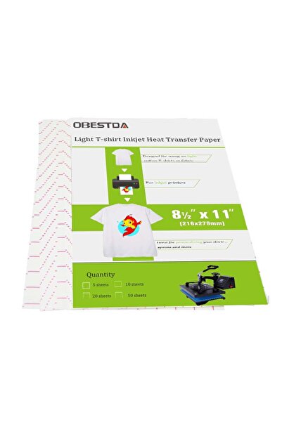 Choice 10pcs Light Factory Direct 10 Pcs A4 Inkjet Heat Transfer Sublimation ...