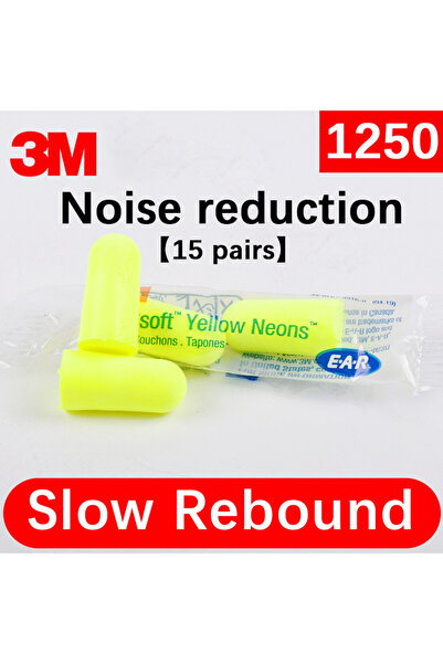 3M 30pcs-15pairs 30pcs/15pairs】3M Earplugs Noise Cancellation Sleep Noise Ins...