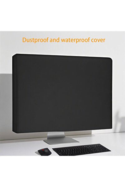 Choice black Black Computer Monitor Dust Cover, Waterproof, Scratch-Resistant...