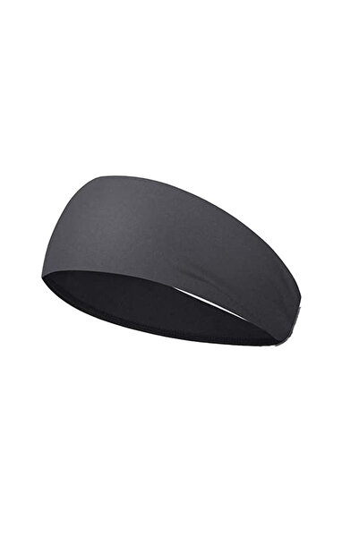Choice7 DARK GRAY Men Women Sports Headband Sweatband Stretch Elastic Gym Fit...