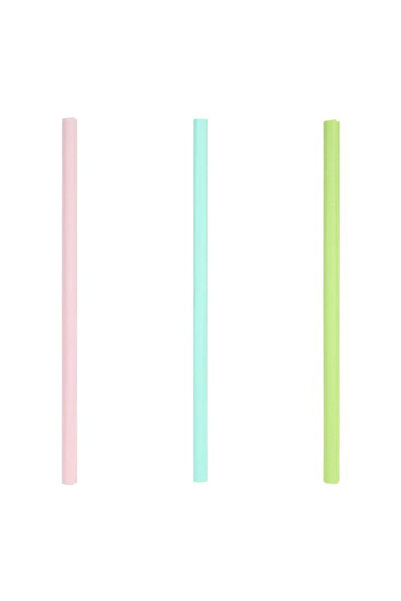 Choice 1 Set Silicone Reusable Straws Detachable Soft Drinking Openable Snap ...