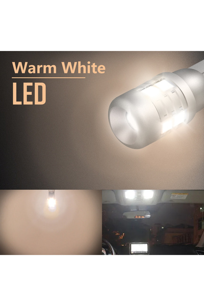 choice2 T10 أبيض دافئ ستيلا قطعتان 9-46 فولت T10 LED W5W 3000 كيلو أبيض دافئ ...