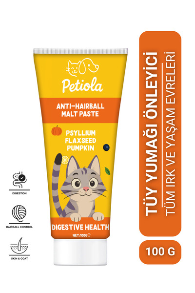 Petiola Sindirim Düzenleyici, Tüy Yumağı Ve Kusma Önleyici Multivitamin Kedi ...