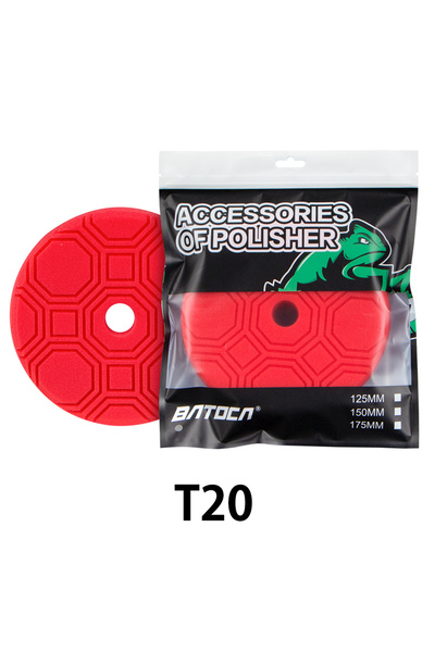 choice2 5Inch 1Pc T20 BATOCA 5/6 Inch Buffing Polishing Pads T20–T120 Hex Foa...