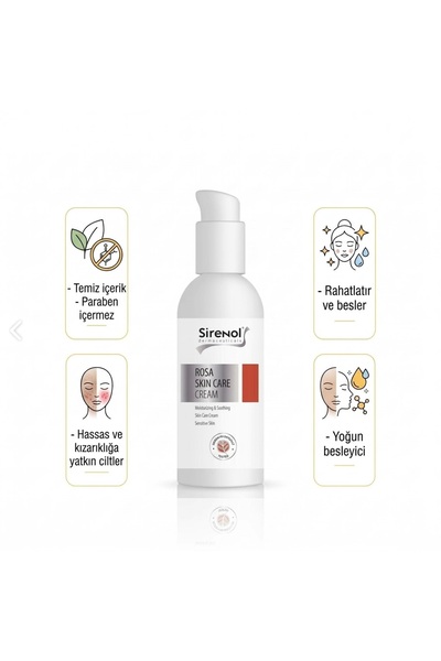 Sirenol Cadı Fındığı Rosa Cilt Bakım Kremi 60 mL
