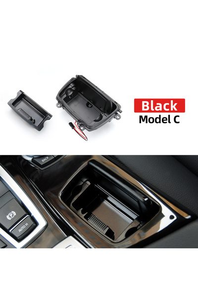 Choice1 غطاء صندوق منفضة السجائر للكونسول الوسطي للسيارة طراز C لسيارات BMW ا...