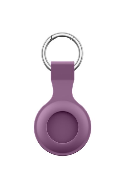 Choice1 Purple Silicone Cover for Apple Airtags Case Protective Shell Tracker...
