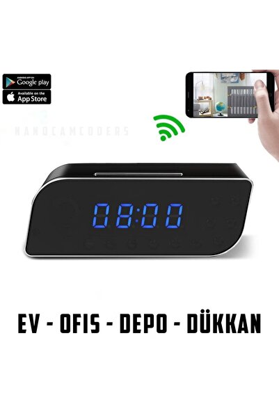 Nanocamcoders 1080P HD Mini Premium CCTV Kamera Sesli Video Kayıt Ev Ofis Güv...