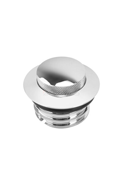 Choice Chrome Chrome Black Motorcycle CNC Aluminum Pop-Up Oil Tank Gas Cap Fo...
