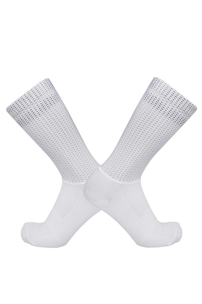 Choice white New Summer Aero Bike Team Cycling Socks Silica Gel Non-slip Brea...