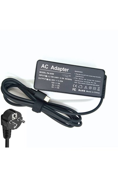 choice2 محول طاقة للكمبيوتر المحمول من نوع USB-C بقوة 65 واط وشاحن 20 فولت 3....