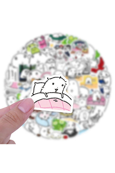 Choice 105 قطعة 100 قطعة ملصقات كرتونية ترفيهية بتصاميم عاطفية وحزينة لتزيين ...