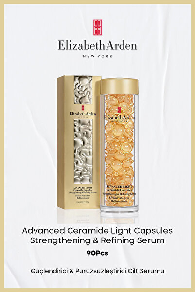 Elizabeth Arden كبسولات سيراميد لايتنج المتقدمة، سيروم مقوي ومنقي، 90 كبسولة ...
