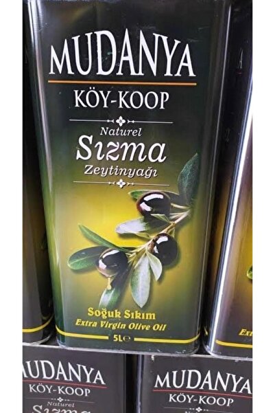 Öz Mudanya Mudanya Natürel Sızma Erken Hasat Soğuk Sıkım 5L (4800Gr) Zeytinyağı