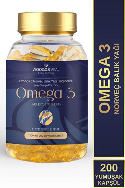 Hotay Nutrition Wooggs Vital Woogss Vital Omega 3 Norveç Balık Yağı İçeren Ta...