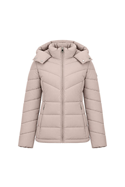 Calvin Klein Stretch Outerwear CW433222-AT5 Kadın Mont Açık Gri