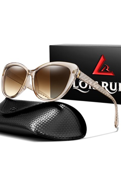 Choice LR4 Case Vintage Fishing Sunglasses for Men Women Casual Retro Round G...