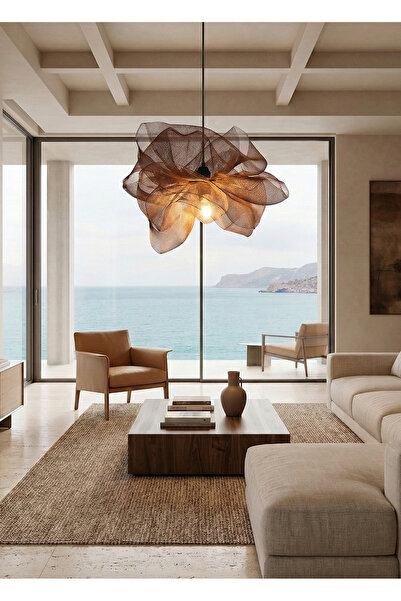 Maison Avf Aura Modern Kahverengi Tel Sarkıt Avize