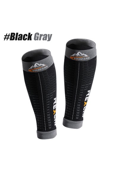 Choice M Calf 37-42cm Black Gray-1Pair 1Pair Leg Compression Sleeve,Calf Supp...