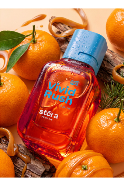 Stera PERFECT HARMONY Mixed Perfume Set of 4 - TOUCH WOOD (M) + VIVID RUSH (M) + SUN KISS (W) + BLACK CHIFFON (W) Eau De Parfum - 50ml (Each), Premium Gift Set