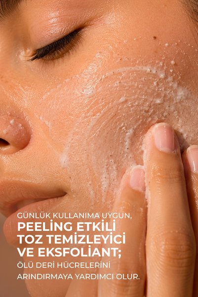 Gülsha Purifying, Brightening, and Exfoliating Cleansing Rose Powder Suitable for Daily Use 45 Gr.