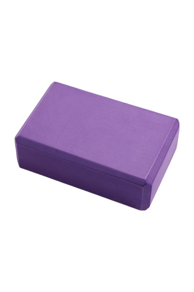 Choice Purple Yoga Blocks Gym Foam Brick Pilates Training Exercise Fitness Bo...