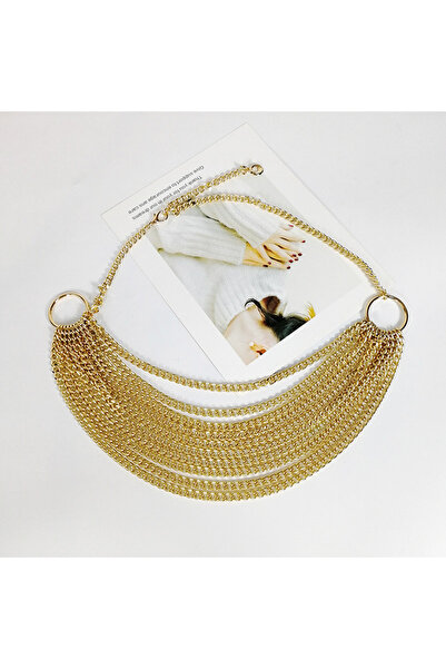 Choice 105x0.8cm gold chain belt Fashion Gold Chain Belt Female Waist Tassel ...