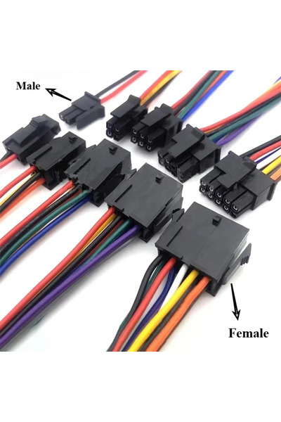 Choice28 20cm 2x4P Female Receptacle 5pc Micro-fit Molex MX3.0 43025 43020 20...
