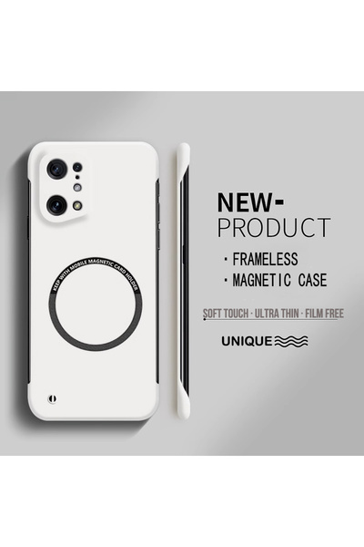 Choice Find X5 Pro Ivory Ultra Thin Hard PC Magnetic Frameless Phone Case For...