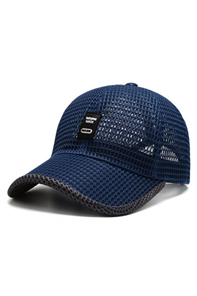 Choice Navy Blue [NORTHWOOD] Men's Mesh Baseball Cap Breathable Summer Caps D...