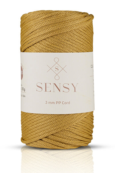 SENSY 3 Mm - 250 gr Polyester Makrome Ipi Hardal 120 M Polyester Makrome Ip S...